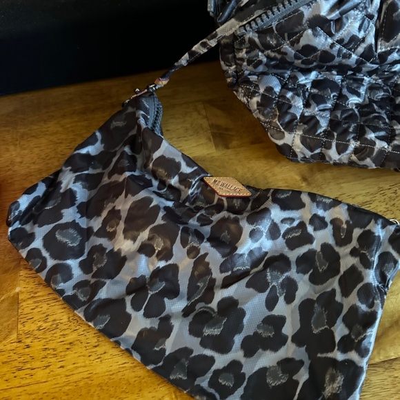MZ Wallace Medium Metro Tote Animal Print Leopard - Picture 4 of 6